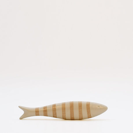 Sardine en céramique à poser - Moka