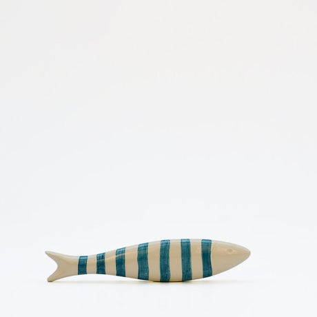 Sardine en céramique à poser - Turquoise