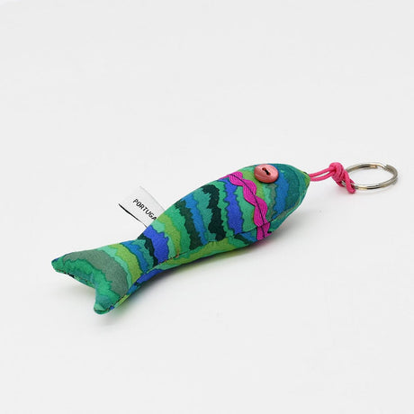 Sardine-Shaped Keychain - Green #2