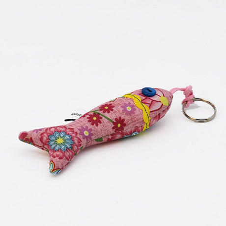Sardine-Shaped Keychain - Pink #1