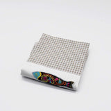 Sardinha I Embroidered kitchen Towel Beige