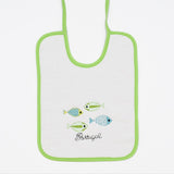 Sardinhas I Cotton Bib - Green