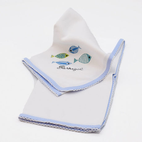 Sardinhas I Cotton Comforter - Blue