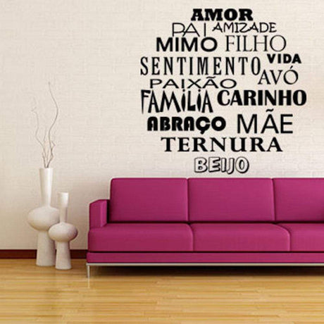 Sentimentos I Wall sticker