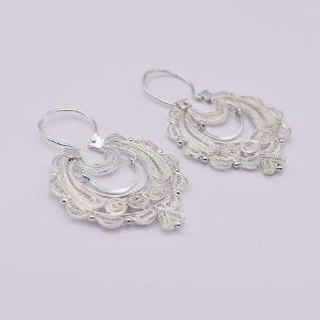 Silver Earrings 0.5 oz - 1.6''