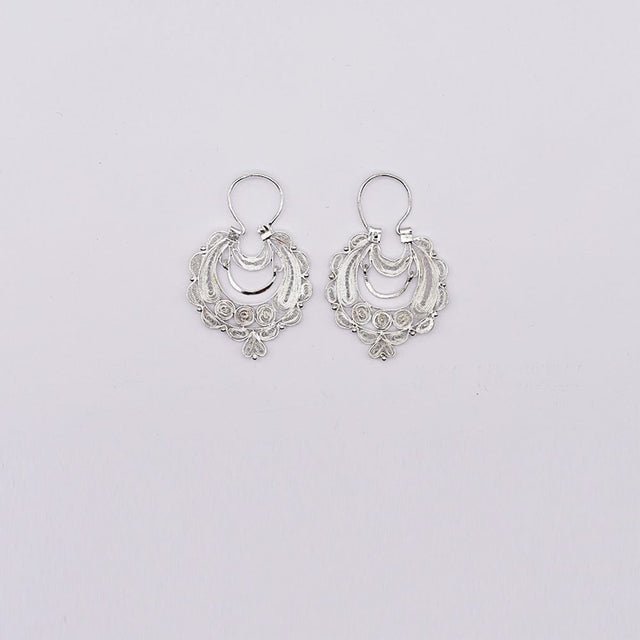 Silver Earrings 0.5 oz - 1.6''