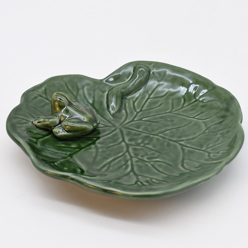 Small Ceramic Dish with a Frog