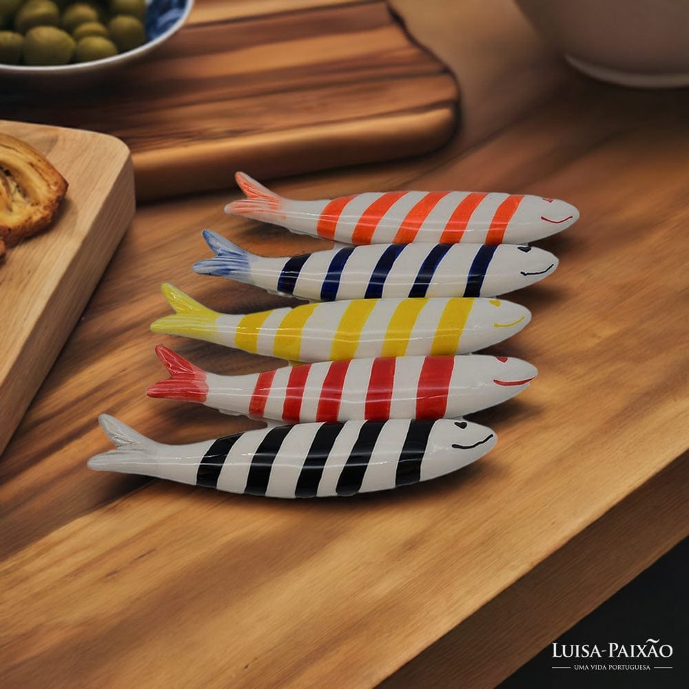 Smiling Decorative Sardine - Yellow