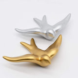 Smooth Ceramic Swallow - Gold 5.5"