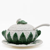 Soupière en céramique en forme de chou fleur