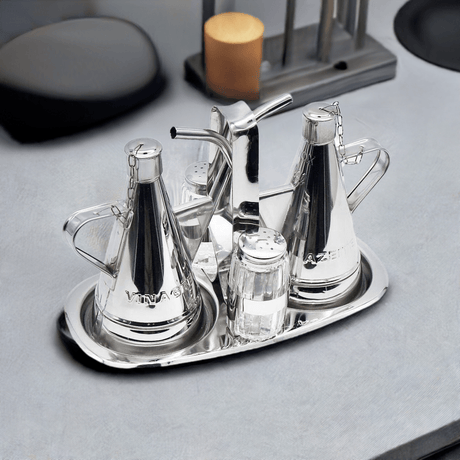 Stainless steel Condiment Set