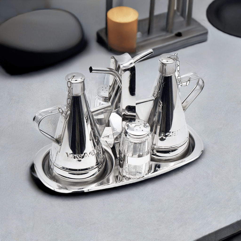 Stainless steel Condiment Set