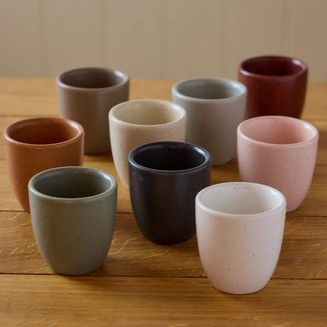 Stoneware Espresso Cup - Pink