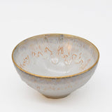 Taormina I Fine Stoneware Bowl - Gold