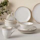 Taormina I Fine Stoneware Bowl - Gold