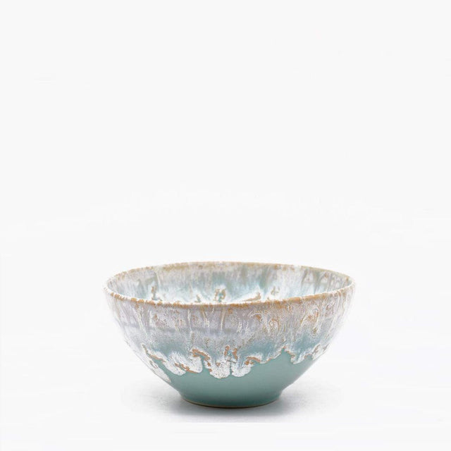 Taormina I Fine Stoneware Bowl - Green