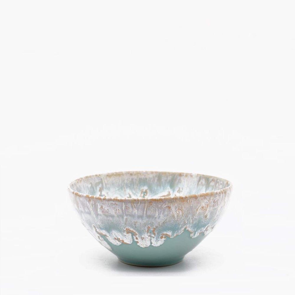 Taormina I Fine Stoneware Bowl - Green