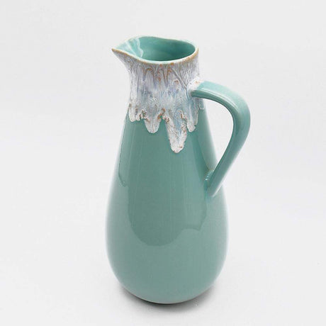 Taormina I Fine Stoneware Pitcher - Green