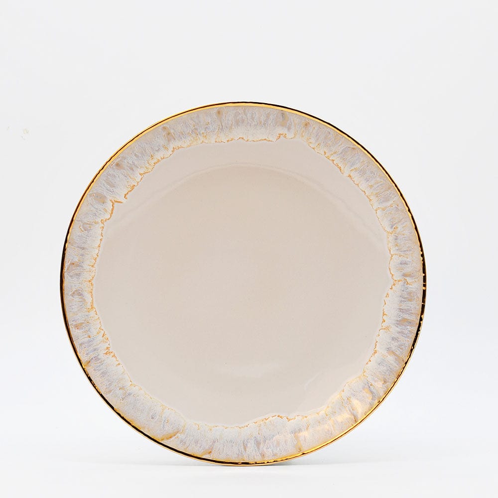 Taormina I Fine Stoneware Plate 10.6'' - Gold