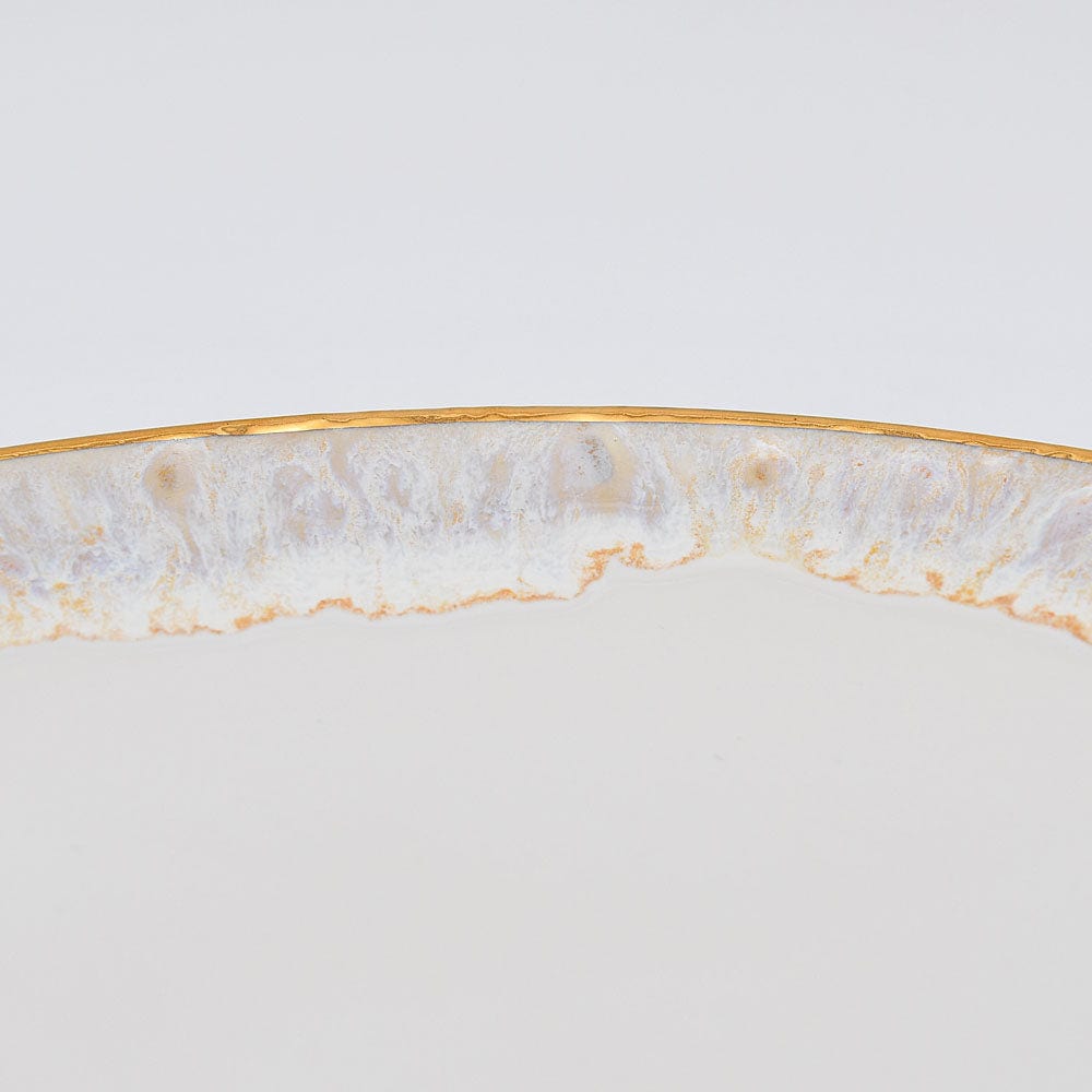 Taormina I Fine Stoneware Plate 10.6'' - Gold