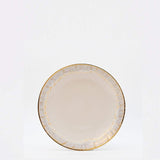 Taormina I Fine Stoneware Plate 8.3'' - Gold