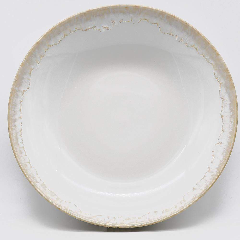 Taormina I Fine Stoneware Platter 13.4" - White
