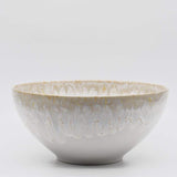 Taormina I Fine Stoneware Salad Bowl 9.4'' - White