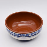 Terracotta Baking Dish or Salad Bowl - Blue