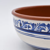 Terracotta Baking Dish or Salad Bowl - Blue