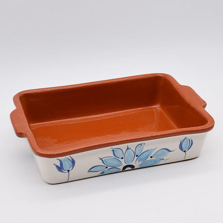 Terracotta Baking Dish - Turquoise