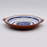 Terracotta Gratin Plate - Blue