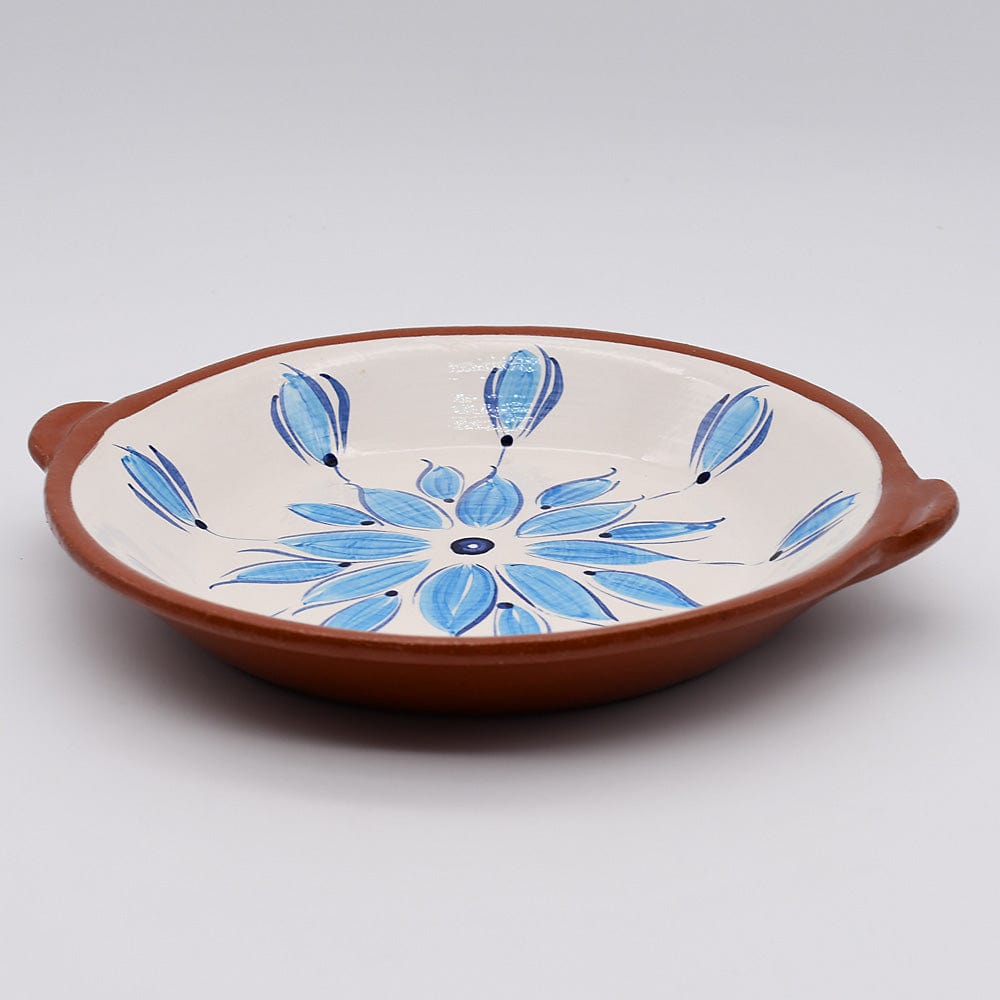 Terracotta Gratin Plate - Turquoise