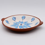 Terracotta Gratin Plate - Turquoise