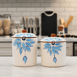 Terracotta Kitchen Storage Box - Turquoise