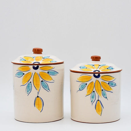 Terracotta Kitchen Storage Box - Yellow