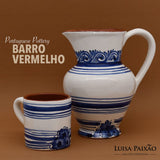 Terracotta Mug 3.1" - Blue