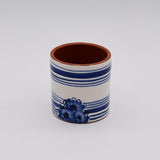 Terracotta Mug 3.1" - Blue