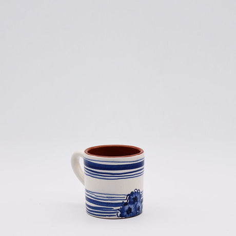 Terracotta Mug 3.1" - Blue
