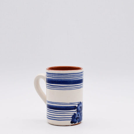 Terracotta Mug 4.7" - Blue