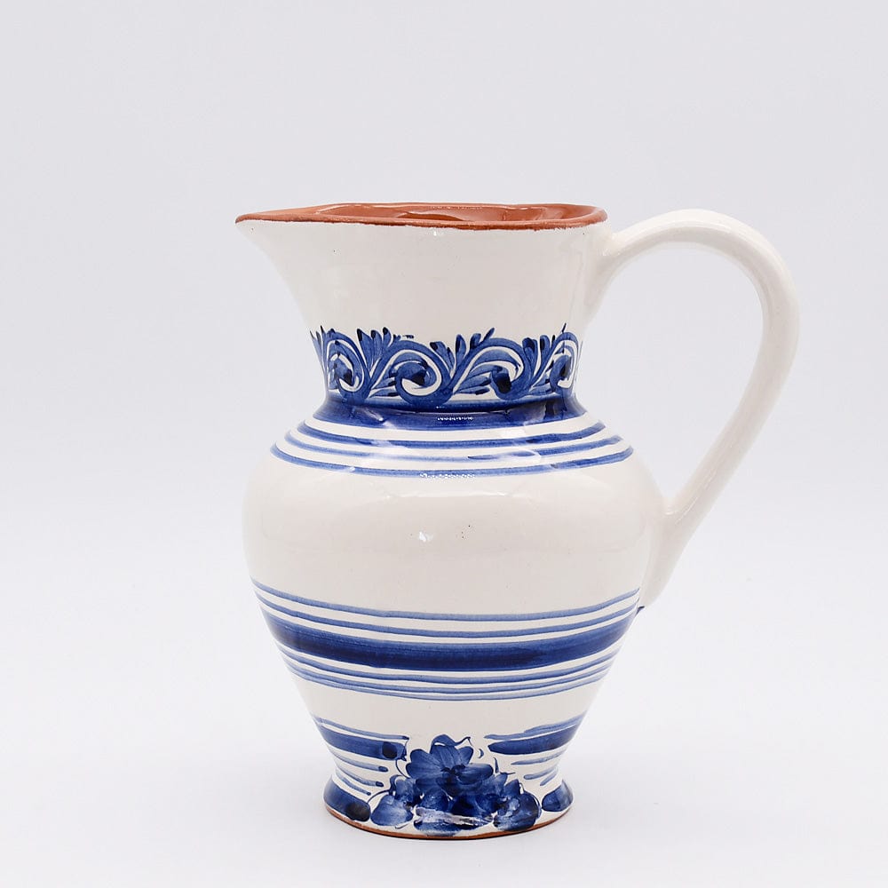 Terracotta Pitcher - Blue