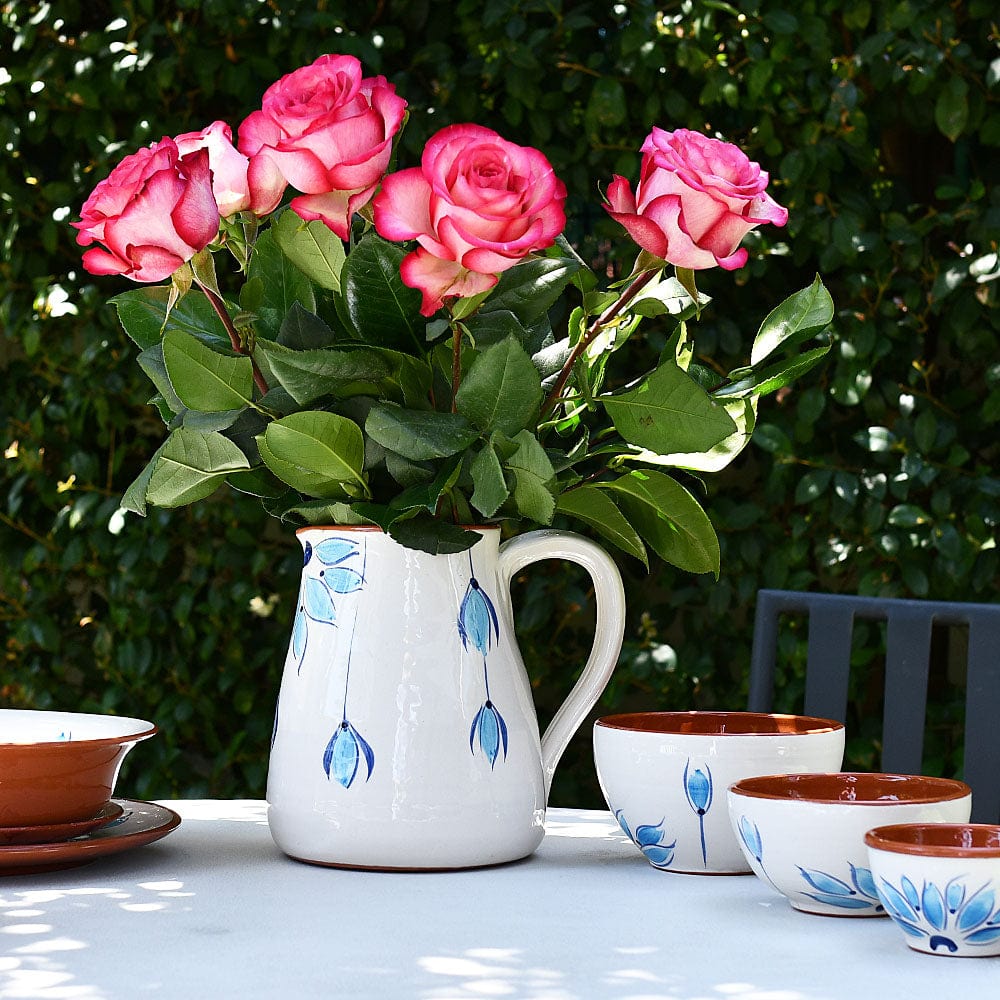 Terracotta Pitcher - Turquoise