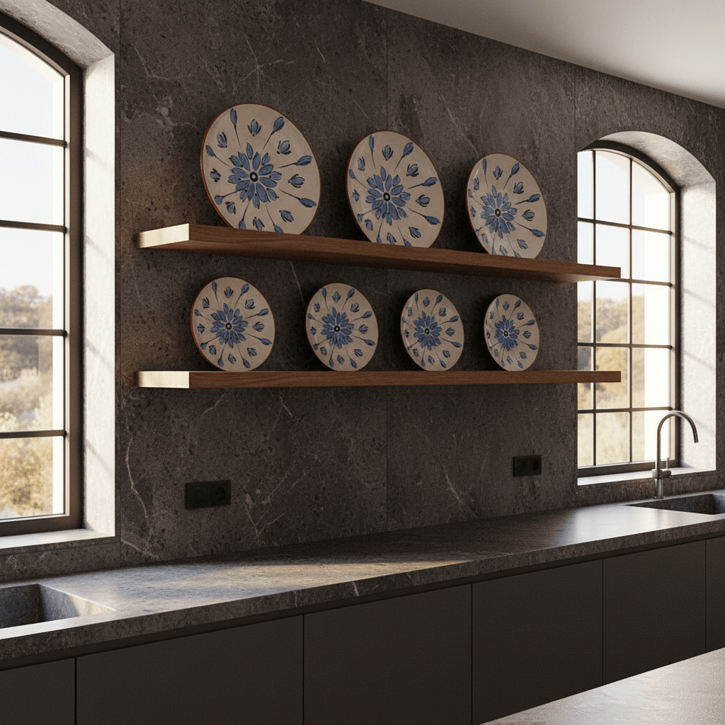 Terracotta Plate 11.0" - Turquoise