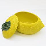 Terrine en céramique en forme de citron