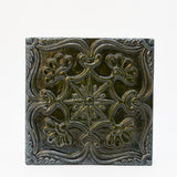 Textured Azulejo - Dark green
