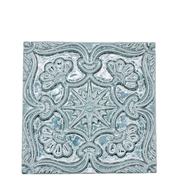 Textured Azulejo - Light blue