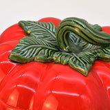 Tomato-shaped Ceramic Soup Tureen