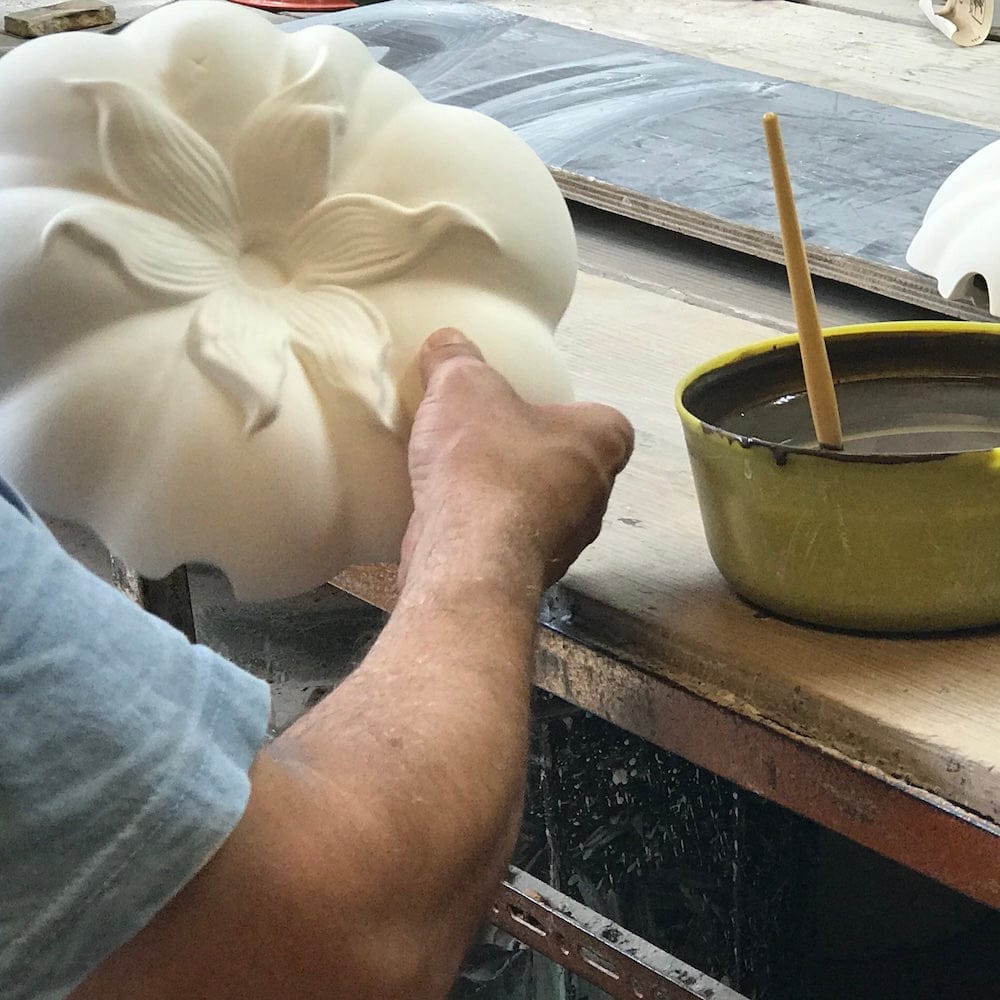 Tomato-shaped Ceramic Soup Tureen