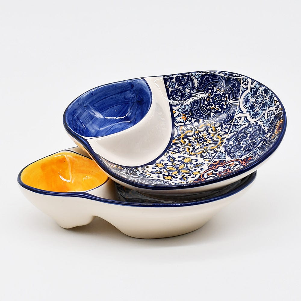 Tradicional | Ceramic Olives Serving Dish - Blue