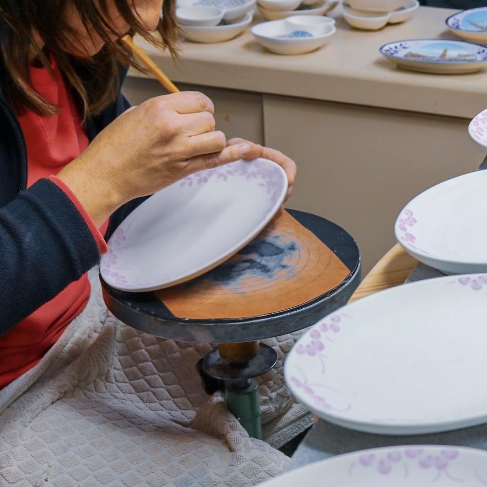 Tradicional I Ceramic dish - Blue - 8.3"