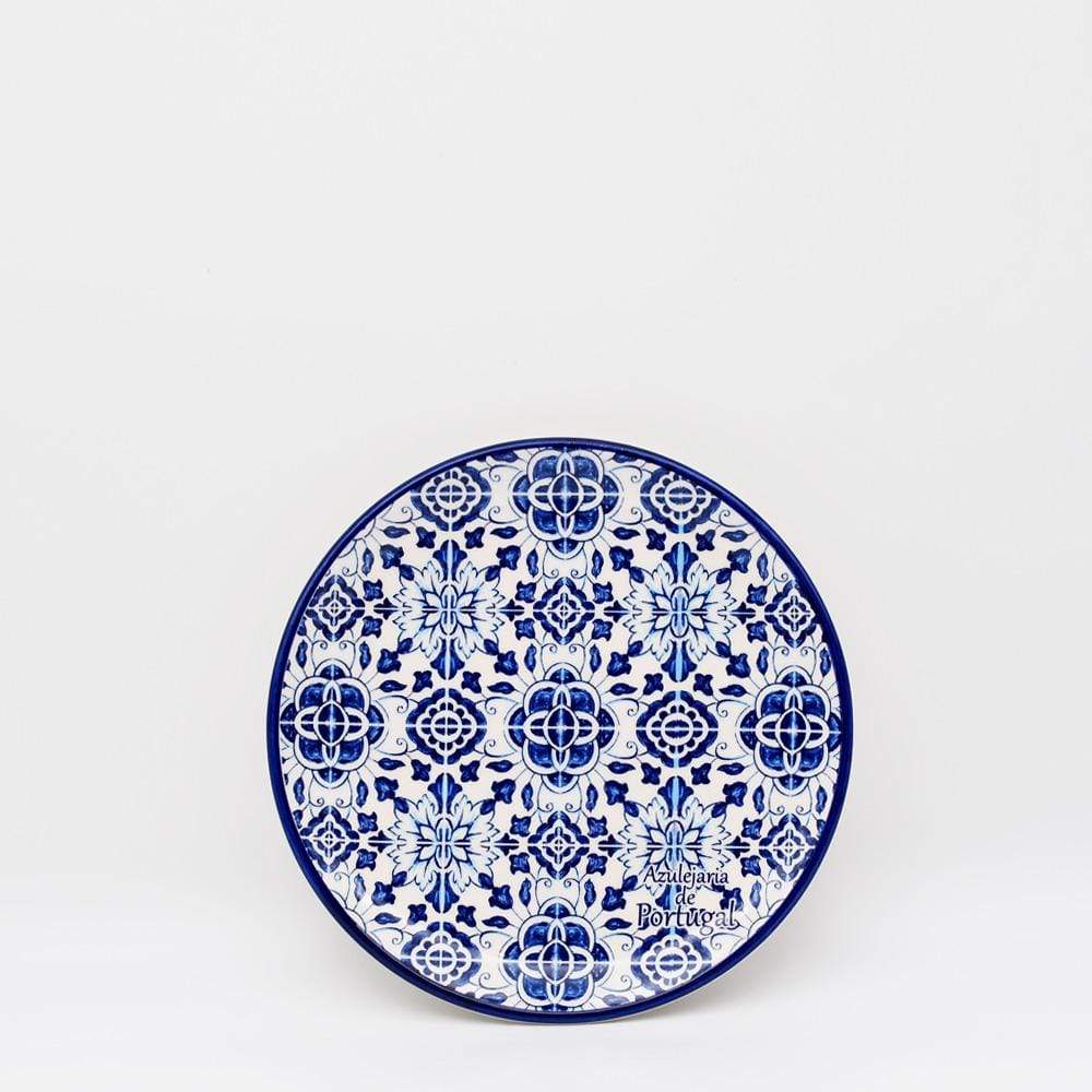 Tradicional I Ceramic Plate - Blue - 7.9"
